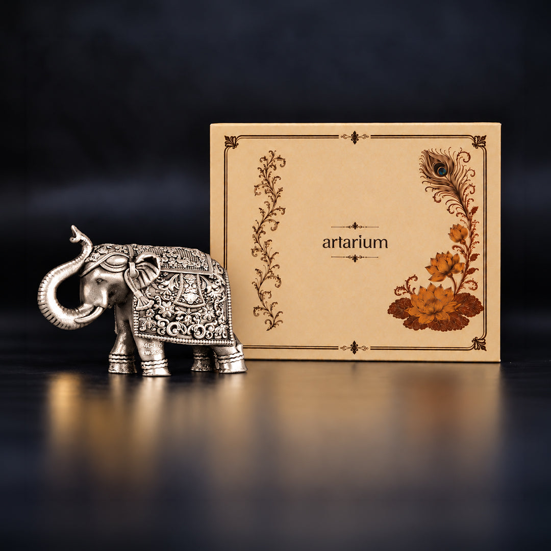 Royal Elephant Statue with premium Packagingย